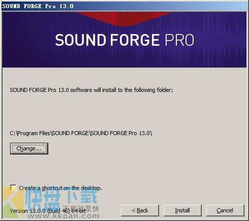 Sound Forge Pro 13 v13.0.0.46破解版 附安装教程