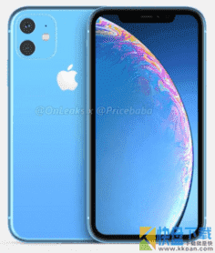 2019款iPhone模具背部渲染图