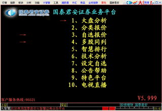 国泰君安大智慧5.99软件截图
