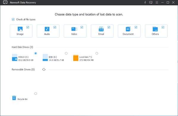 Aiseesoft Data Recovery(æ°æ®æ¢å¤è½¯ä»¶)