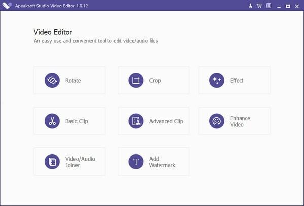 Apeaksoft Studio Video Editor(è§é¢ç¼è¾è½¯ä»¶)