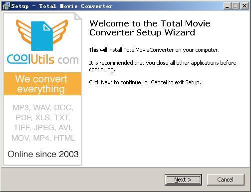 Coolutils Total Movie Converter(视频批量转换器) v4.1.0.32免费版