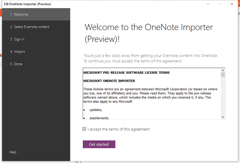 从Evernote印象笔记导出笔记移到OneNote教程
