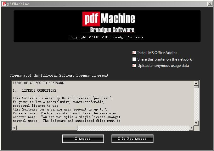 Broadgun pdfMachine Ultimate(pdf创建软件) v15.29免费版