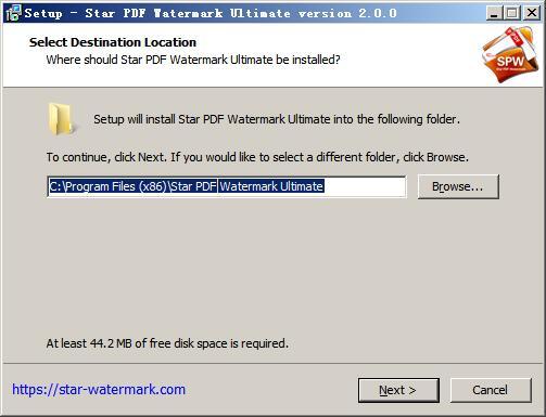 Star PDF Watermark Ultimate(批量添加PDF水印工具) v2.0.0免费版