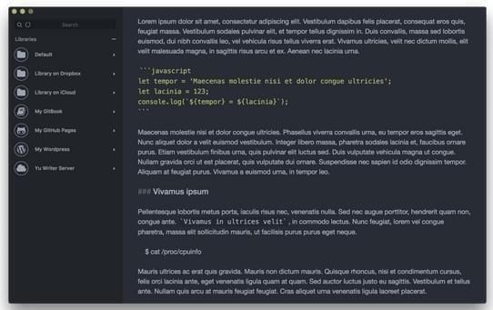 Yu Writer(markdown编辑器)