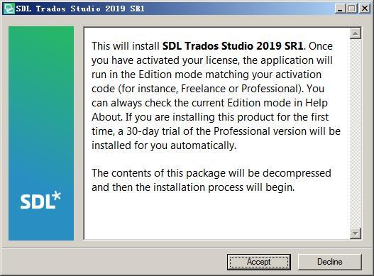 SDL Trados Studio 2019 Pro(专业翻译软件) v15.1.3.55768免费版 附安装教程
