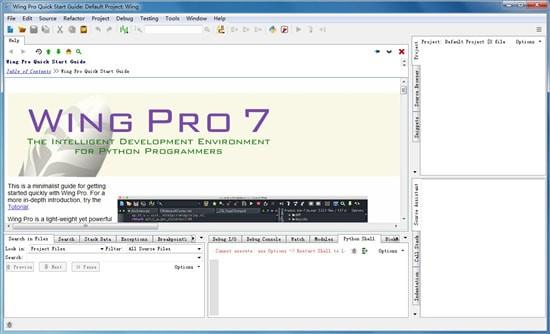 Wingware python IDE