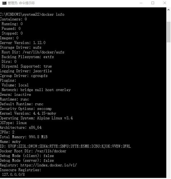 Docker for Windows