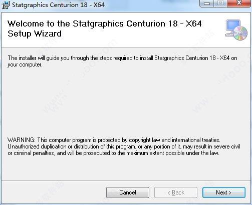 Statgraphics Centurion 18.1.12免费版 附安装教程