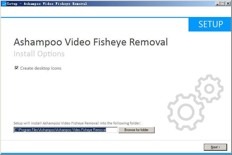 Ashampoo Video Fisheye Removal(鱼眼镜头轿正软件) v1.0.0免费版