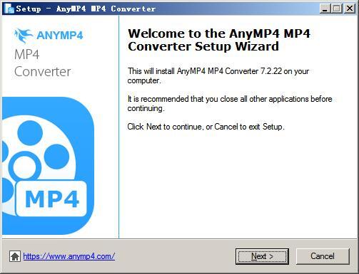 AnyMP4 MP4 Converter(mp4格式转换器) v7.2.22免费版
