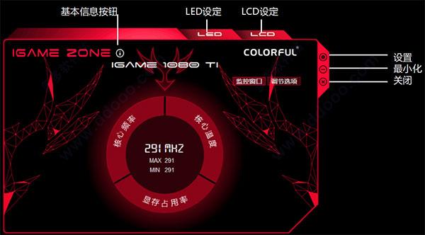 iGameZone II(七彩虹显卡超频软件) v1.0.2.4官方版
