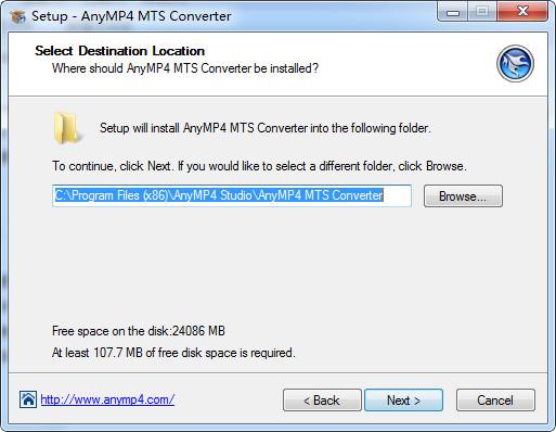 AnyMP4 MTS Converter(mts视频格式转换器) v7.2.26免费版