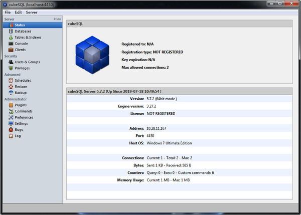 cubeSQL(æ°æ®åºç®¡çç³»ç»)