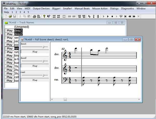 MidiPlay(midi文件播放器) v2.7绿色版