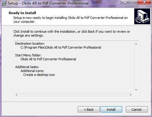 PDF格式转换软件(Okdo All to Pdf Converter Professional) v5.4汉化版