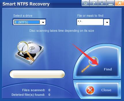 Smart NTFS Recovery(NTFS数据恢复软件) v4.3绿色版