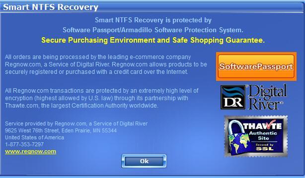 Smart NTFS Recovery(NTFS数据恢复软件) v4.3绿色版