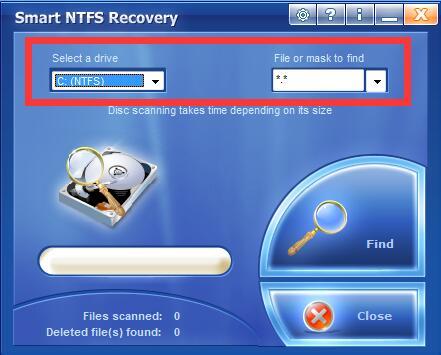 Smart NTFS Recovery(NTFS数据恢复软件) v4.3绿色版