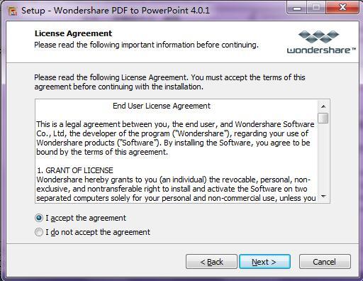 pdf转ppt软件(Wondershare PDF to PowerPoint) v4.0.1免费版