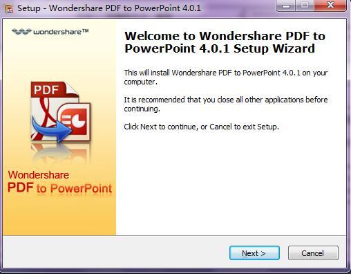 pdf转ppt软件(Wondershare PDF to PowerPoint) v4.0.1免费版