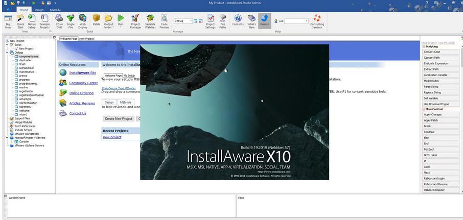 InstallAware Studio Admin X10(安装包制作工具) v27.0.0.2019. 9.19.19免费版