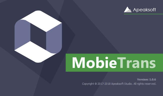 Apeaksoft MobieTrans(ios文件传输软件) v2.0.10免费版