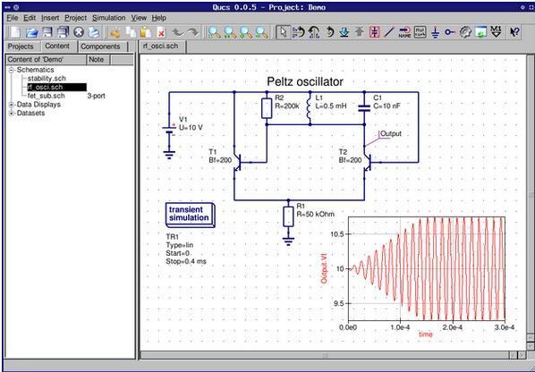 电路模拟器电脑版(Qucs) v0.019官方pc版