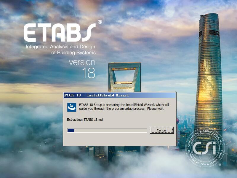 CSI ETABS v18.0.2免费版 附安装教程
