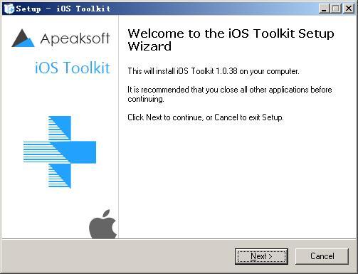 Apeaksoft iOS Toolkit(ios设备数据恢复软件) v1.0.68免费版