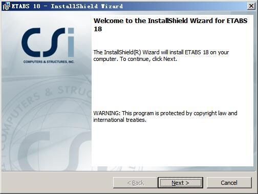 CSI ETABS v18.0.2免费版 附安装教程