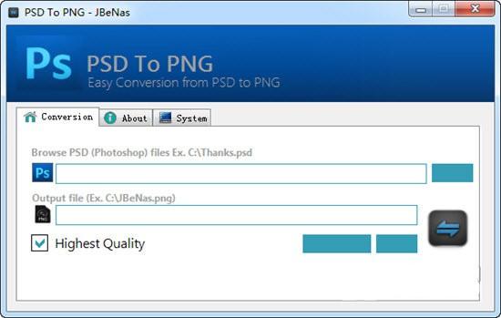 PSD To PNG(PSD转PNG格式工具)