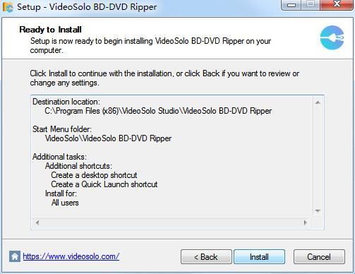 VideoSolo BD-DVD Ripper