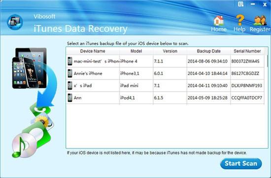 Vibosoft iTunes Data Recovery(数据恢复软件)