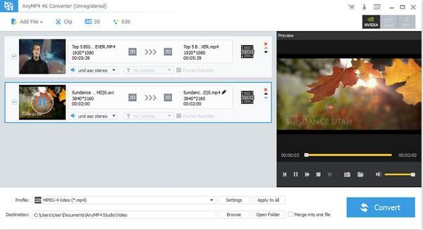 AnyMP4 4K Converter最新版下载