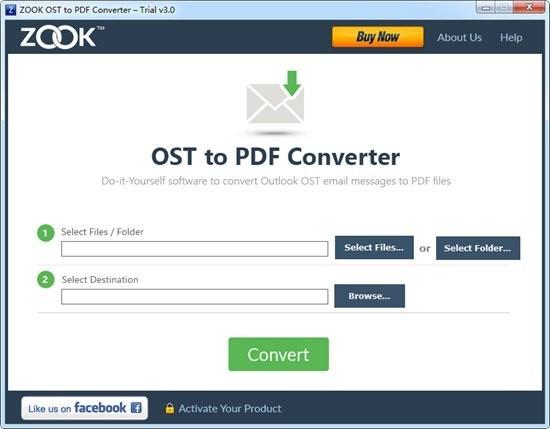 ZOOK OST to PDF Converter免费版下载