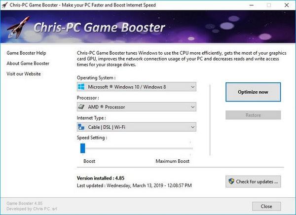 Chris-PC Game Booster免费版下载