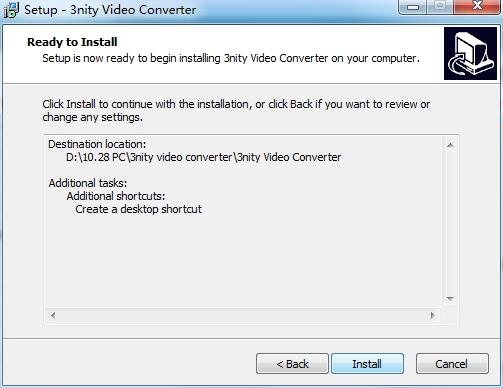 3nity Video Converter