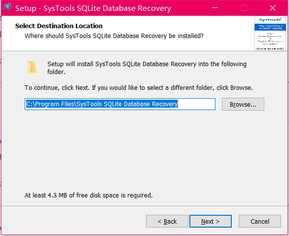 SysTools SQL Server Recovery Manager