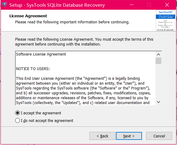 SysTools SQL Server Recovery Manager