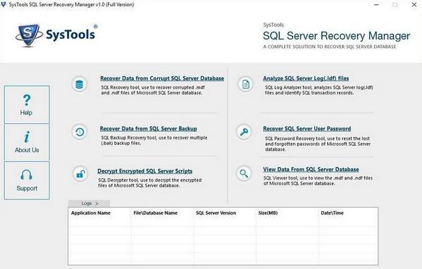 SysTools SQL Server Recovery Manager下载