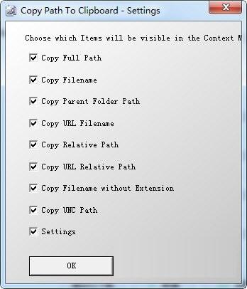 Copy Path to Clipboard中文版下载