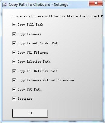 Copy Path to Clipboard中文版下载