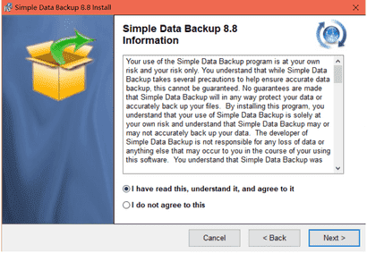 Simple Data Backup