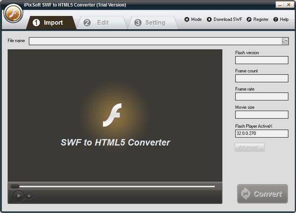 iPixSoft SWF to HTML5 Converter免费版下载