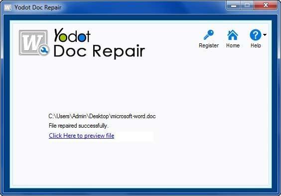 Yodot DOC Repair