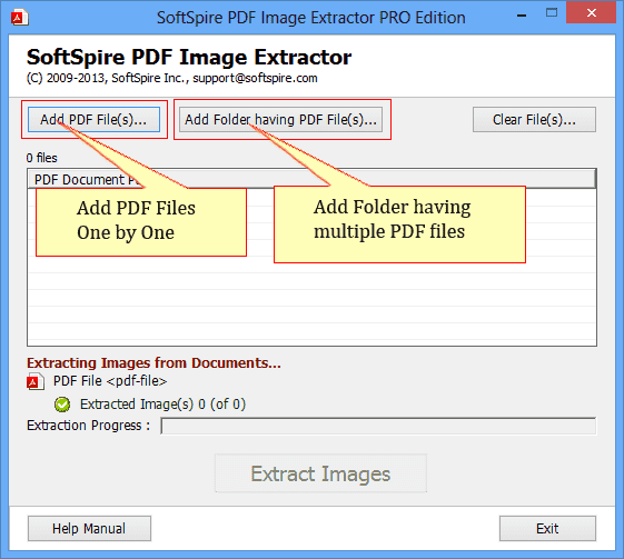 SoftSpire PDF Image Extractor