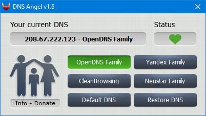 DNS AngelDNS网络防护软件下载 v1.6绿色免费版