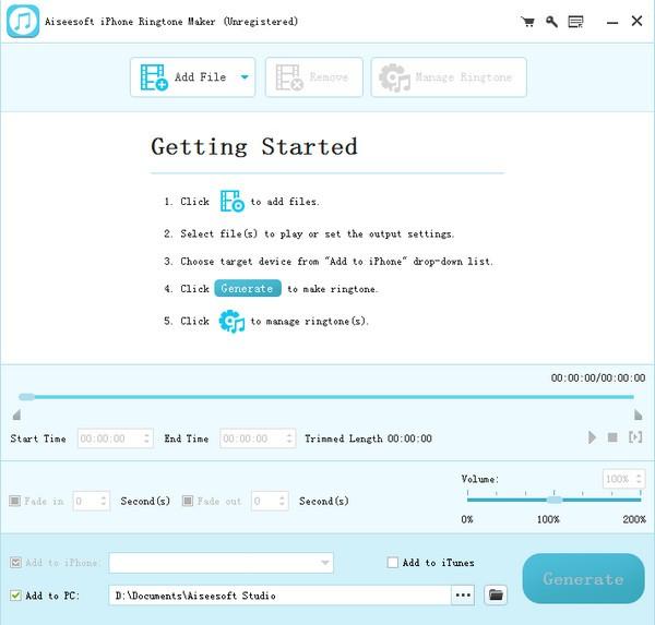 Aiseesoft iPhone Ringtone Maker破解版下载